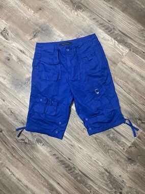 Sean John Men's Royal Blue Cargo Shorts